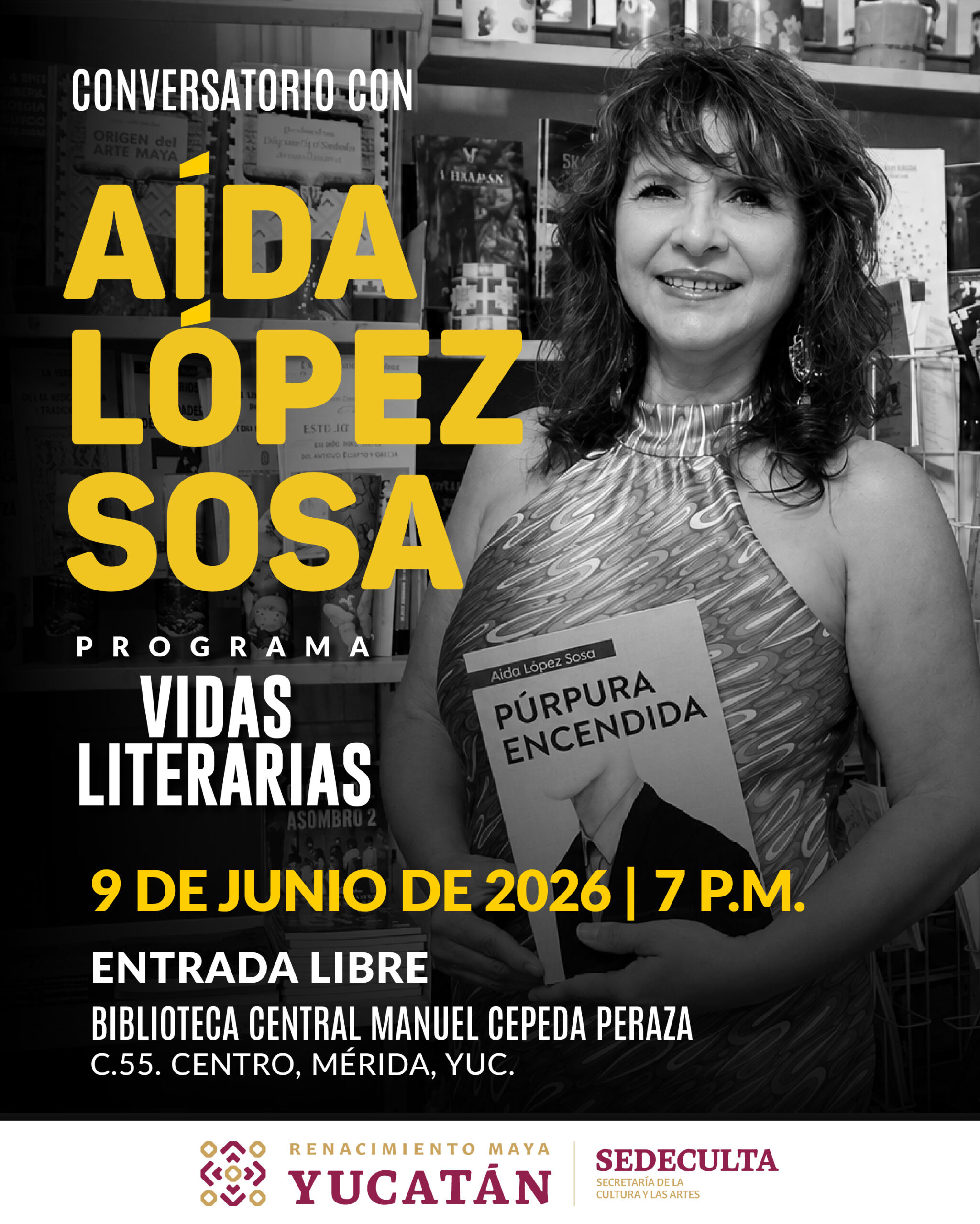 9 JUNIO Vidas literarias Aida Lopez